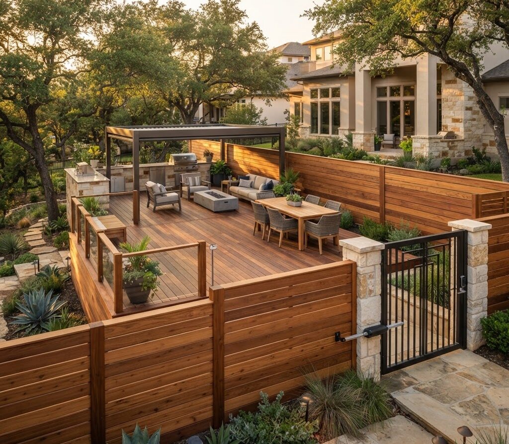 Outdoor living project by Curb Creations